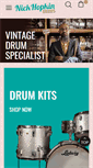 Mobile Screenshot of nickhopkindrums.com